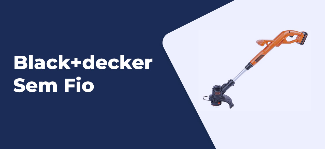 aparador de grama Black decker Sem Fio